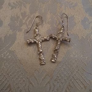 Cross earrings